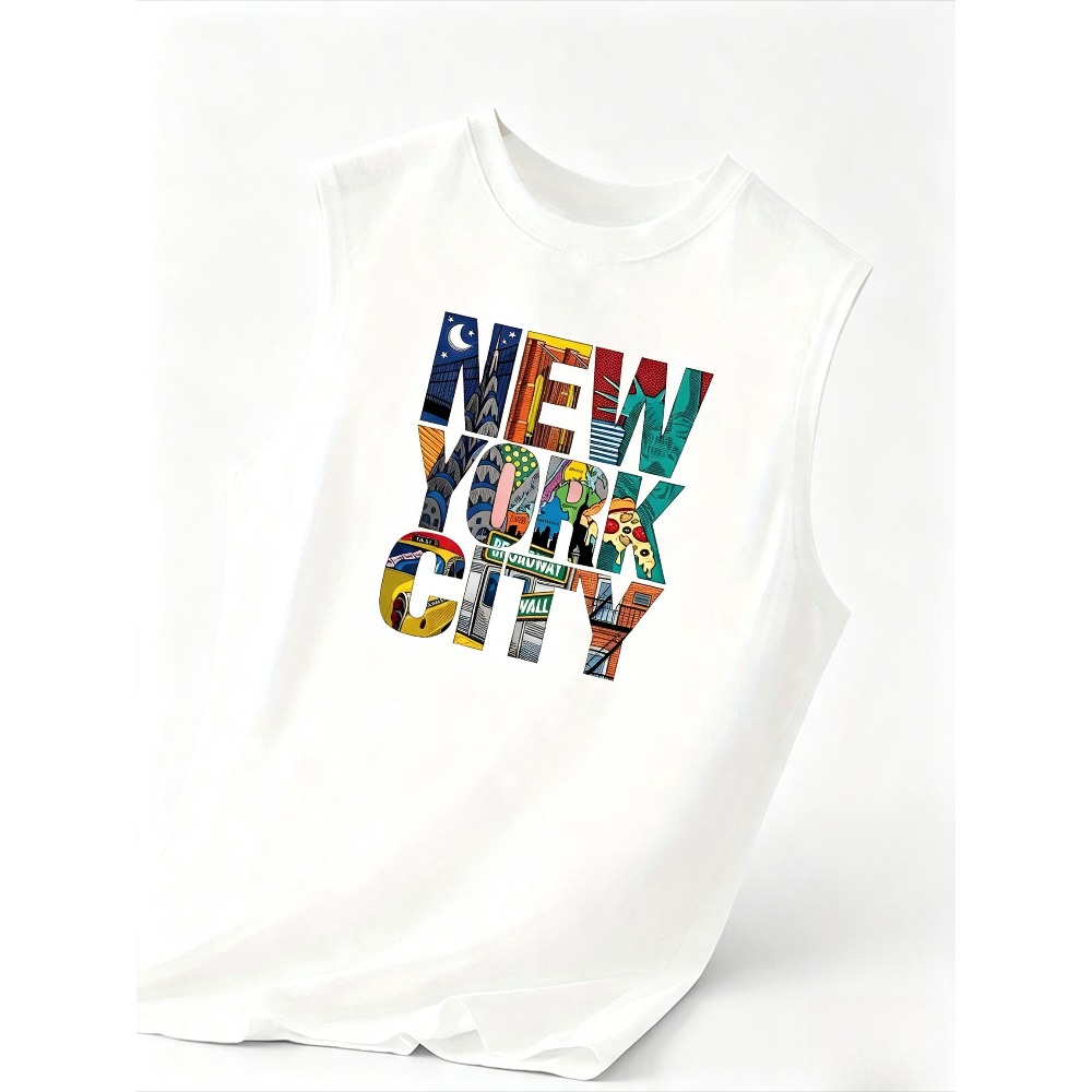 Men'S Fashion New York - New York City Graffiti Print Men