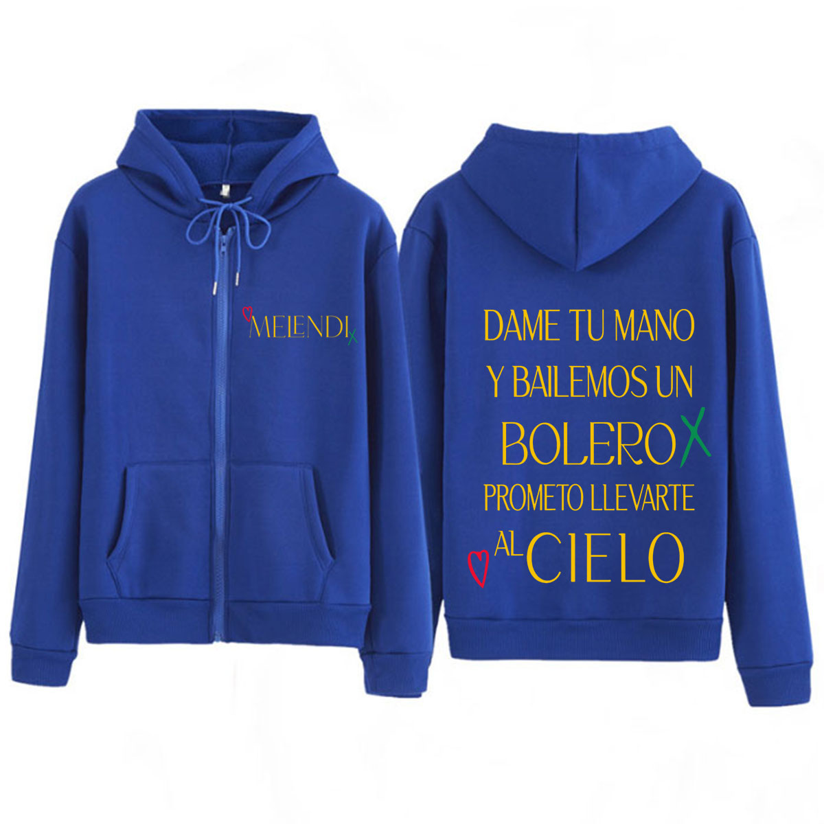 Rapper Melendi Tour Print Merc - Mens Fashion Zip Up Hoodies review and price