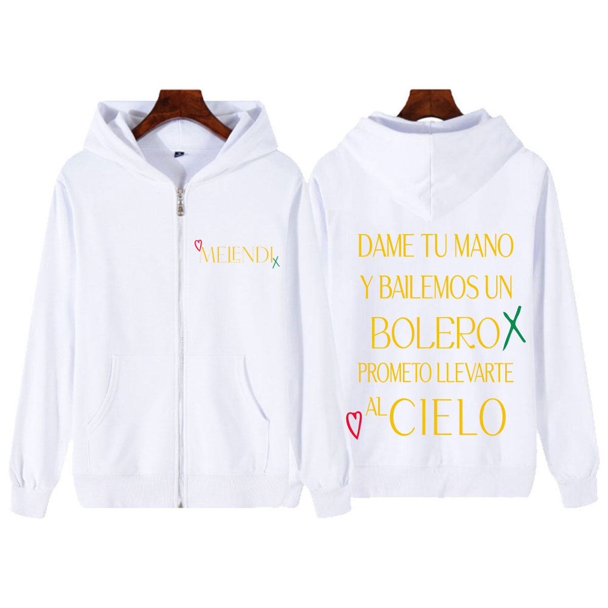 Rapper Melendi Tour Print Merc - Mens Fashion Zip Up Hoodies review and price