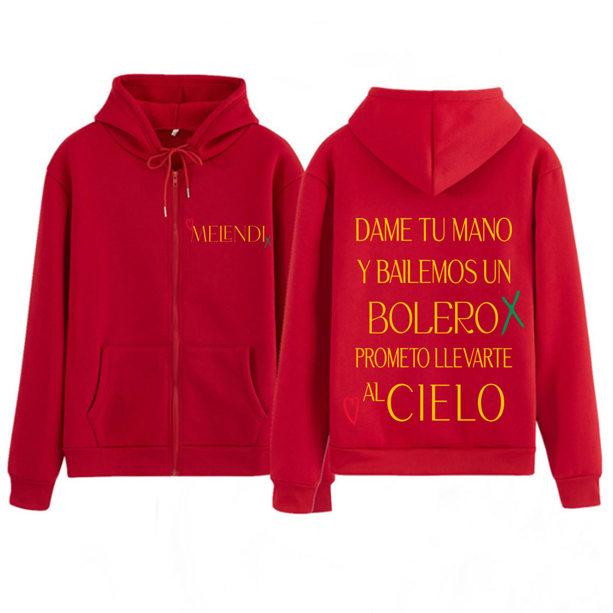 Rapper Melendi Tour Print Merc - Mens Fashion Zip Up Hoodies review and price