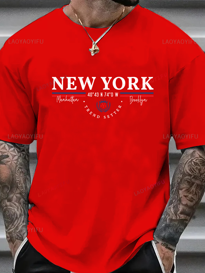 New York Letter Graphic Tee Un - Men'S Fashion New York review and price