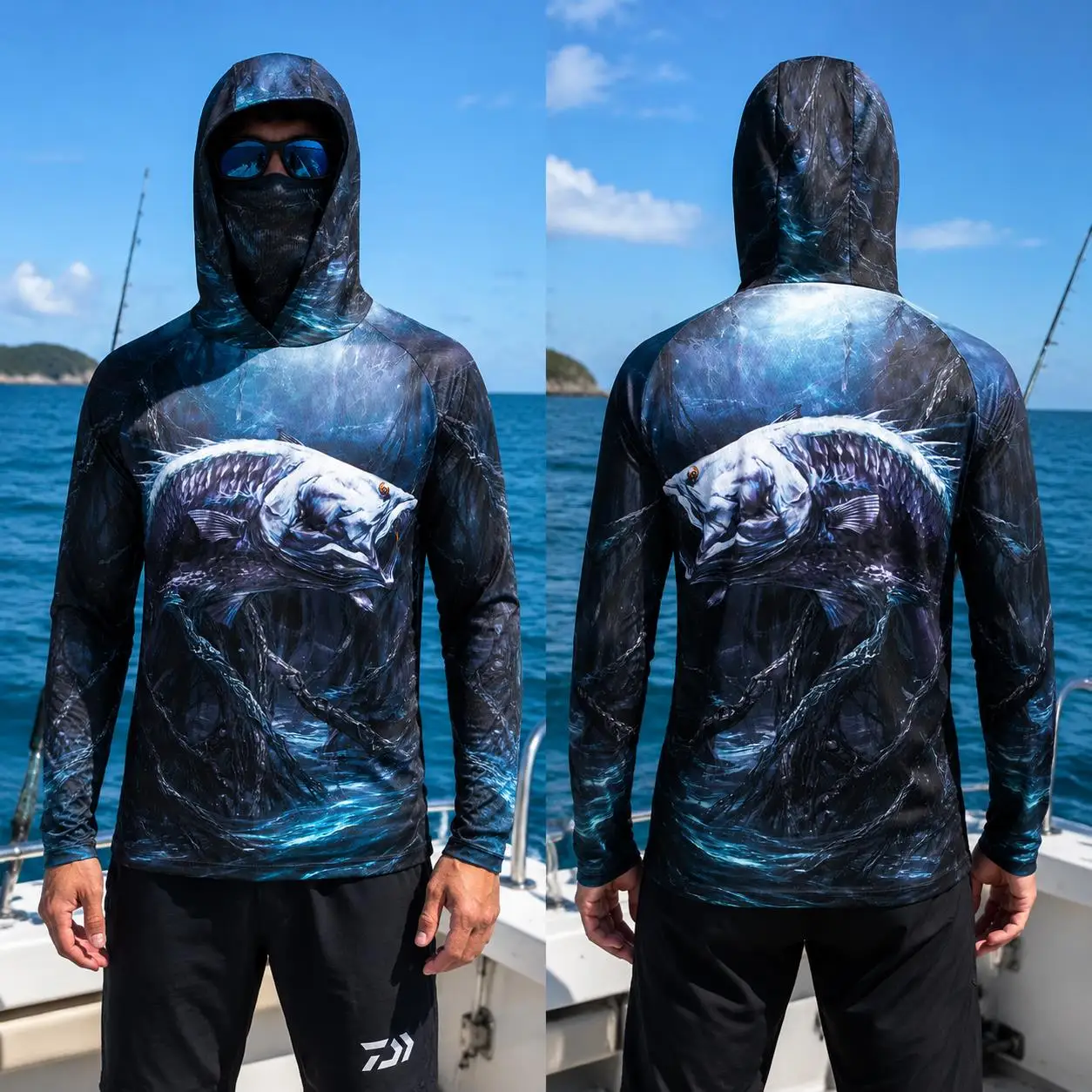 Mens Fishing Hooded Shirt UPF5 - Mens Fashion Summer review and price