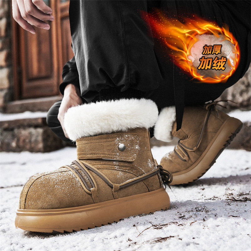 2025 New Winter Men Snow Boots - Men'S Fashion Videos review and price