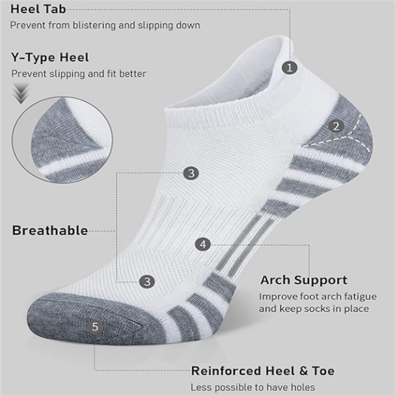 6/24 Pairs Cushioned Breathabl - Socks Ankle Men review and price