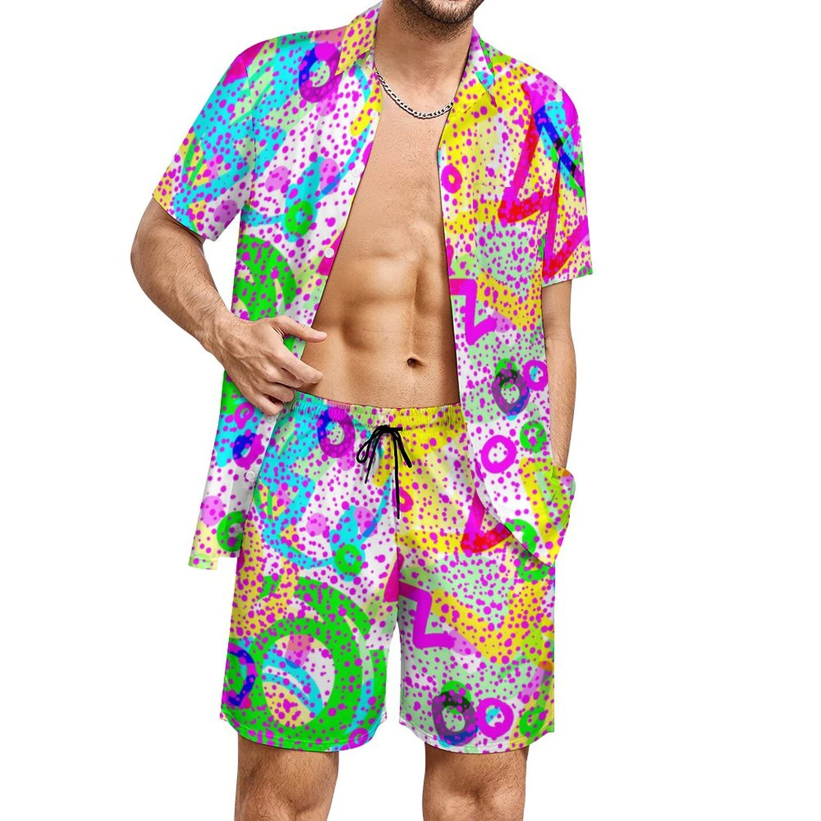Summer Irregular Geometric 3D  - Mens Fashion Clothes review and price