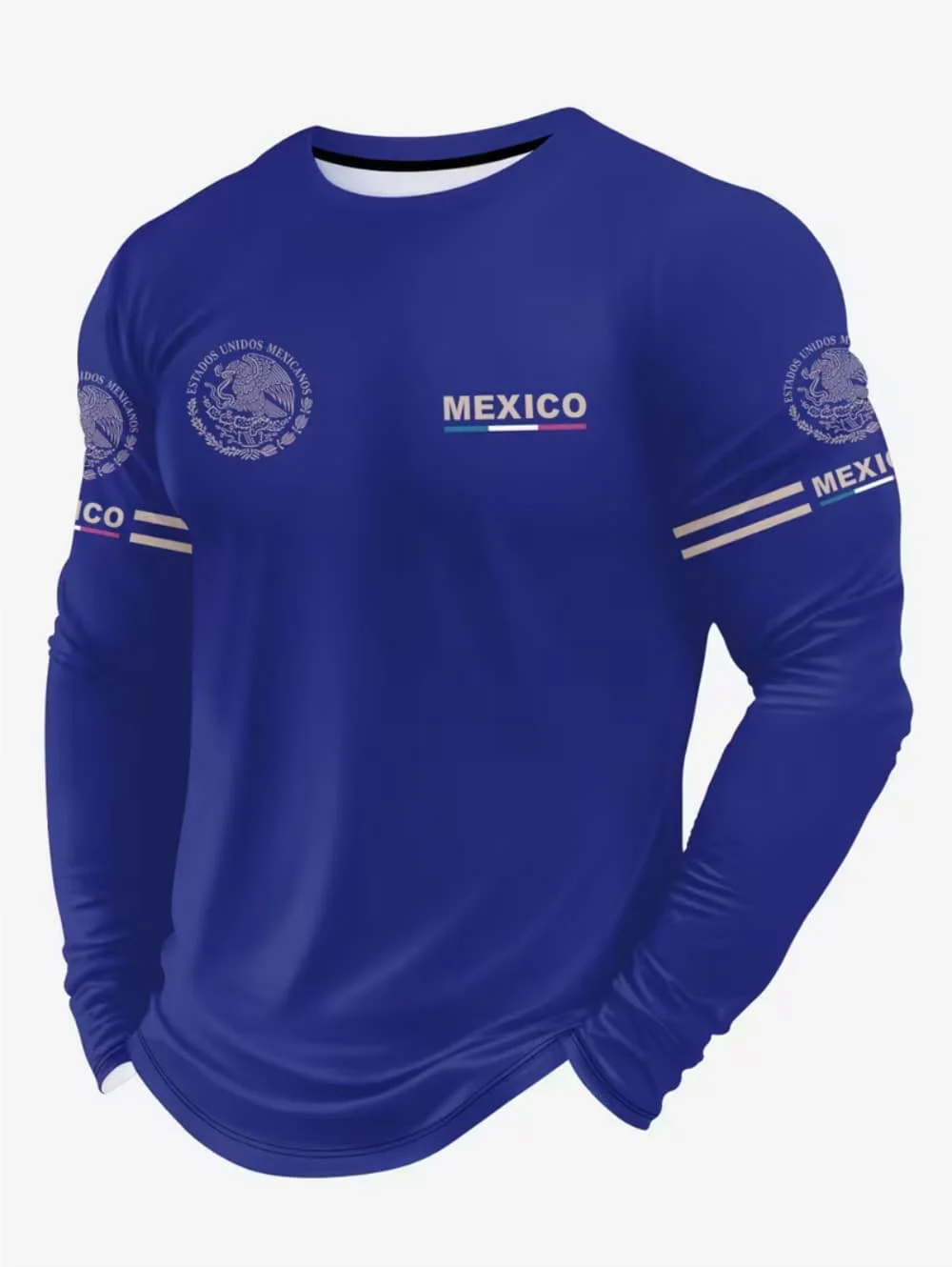 Men's Mexico Eagle Print T‑Shi - Mens Fashion Clothes review and price