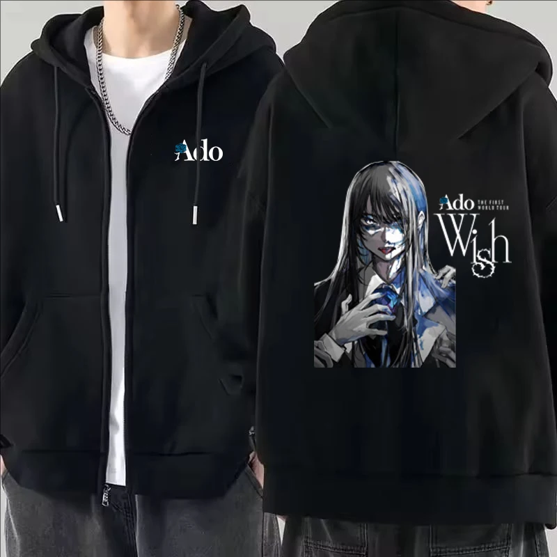 2026 Ado Graphic Printed Zippe - Mens Fashion Zip Up Hoodies review and price