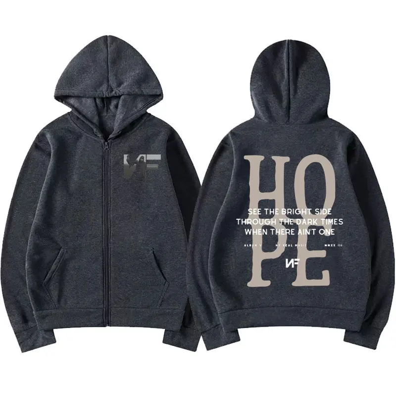 Rapper NF Hope Tracklist Zippe - Mens Fashion Zip Up Hoodies review and price