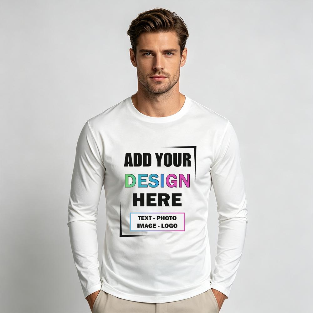DIY Customized Logo Photo T-sh - Men'S Fashion T Shirts review and price