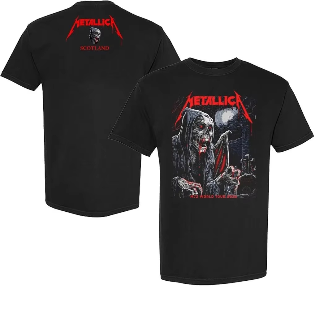 Metallica M72 World Tour Glasg - Poster Men Fashion review and price
