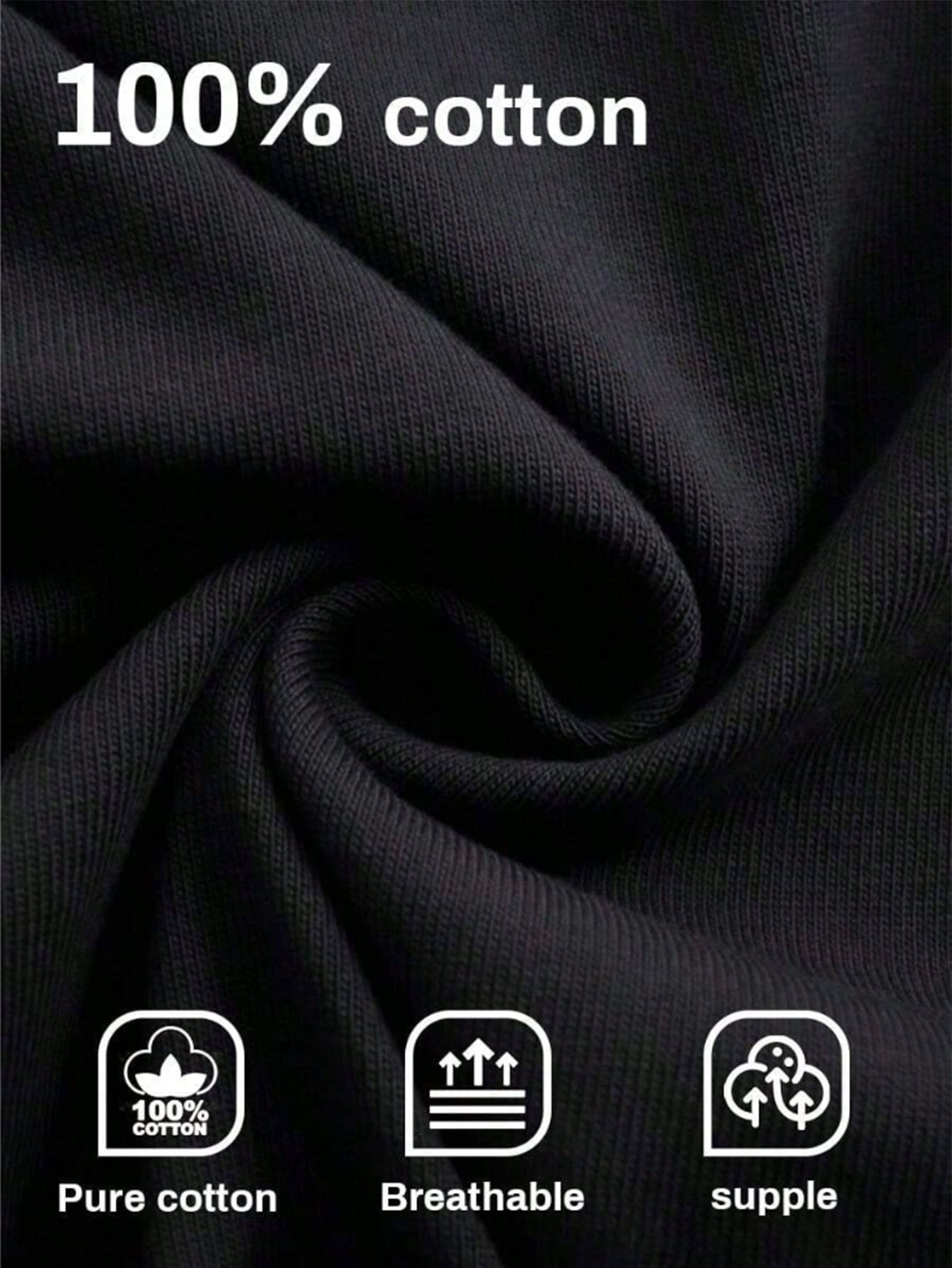 Men's T-shirt, Black Cotton Cr - Poster Men Fashion review and price