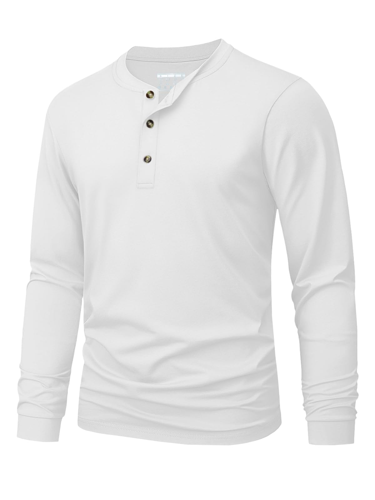 Men's Henley T-Shirt Simple So - Mens Fashion Clothes review and price
